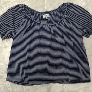Madewell | Texture & Thread Peasant Top sz medium
